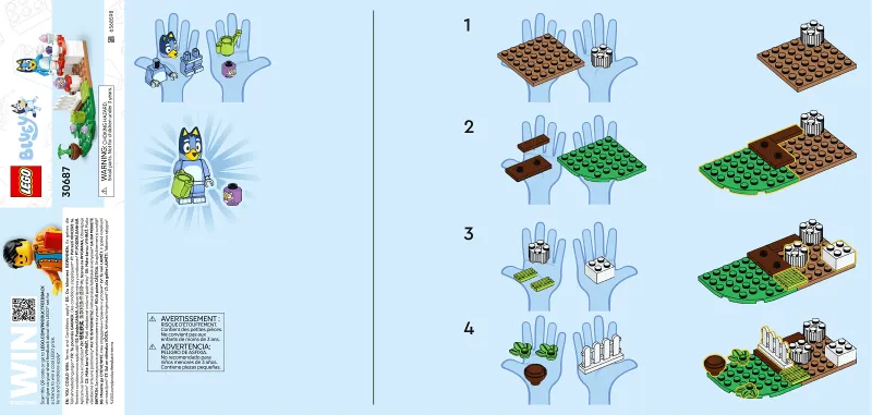 Bluey Tea Party paper bag / polybag