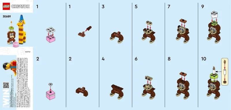 Birthday Party Animals paper bag / polybag