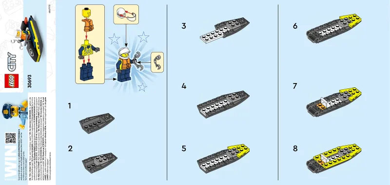 Police Water Scooter paper bag / polybag