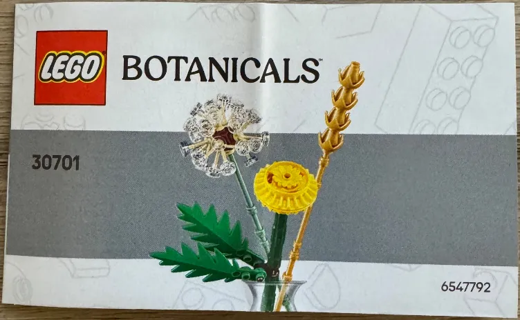 Field Flowers paper bag / polybag