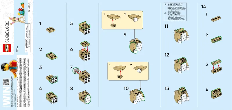 Cute Easter Bunny paper bag