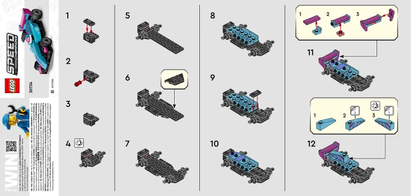 Mini F1 ACADEMY Car paper bag