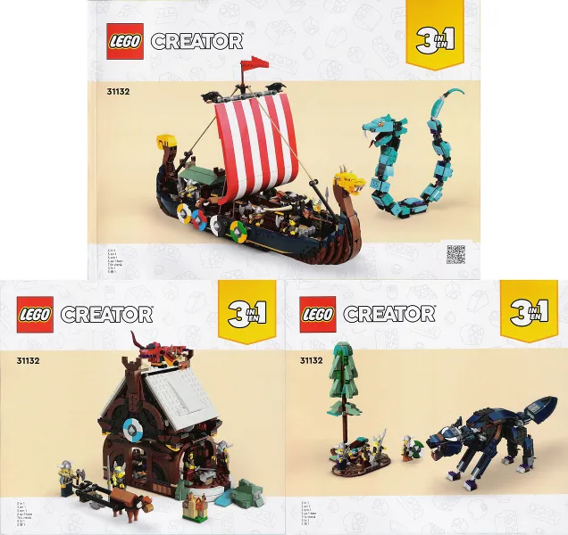 Viking Ship and the Midgard Serpent