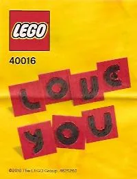 Valentine Letter Set polybag