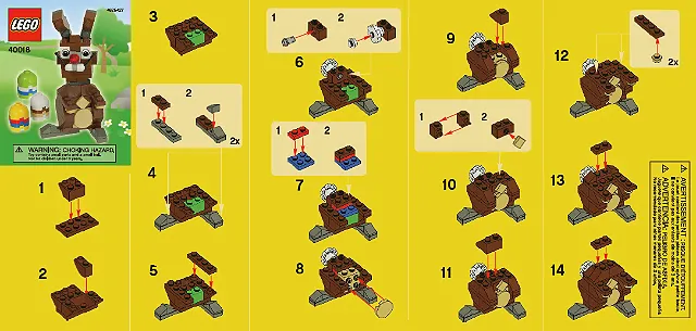 Easter Bunny with Eggs polybag