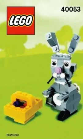 Easter Bunny with Basket polybag