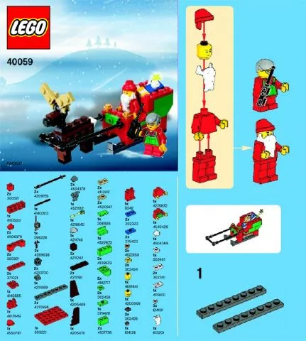 Santa's Sleigh polybag