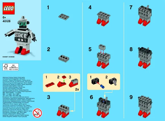 Monthly Mini Model Build Set - 2015 03 March, Robot polybag