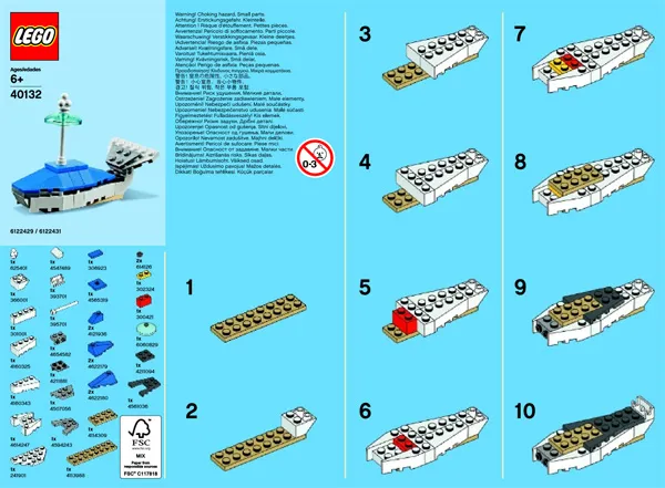 Monthly Mini Model Build Set - 2015 07 July, Whale polybag