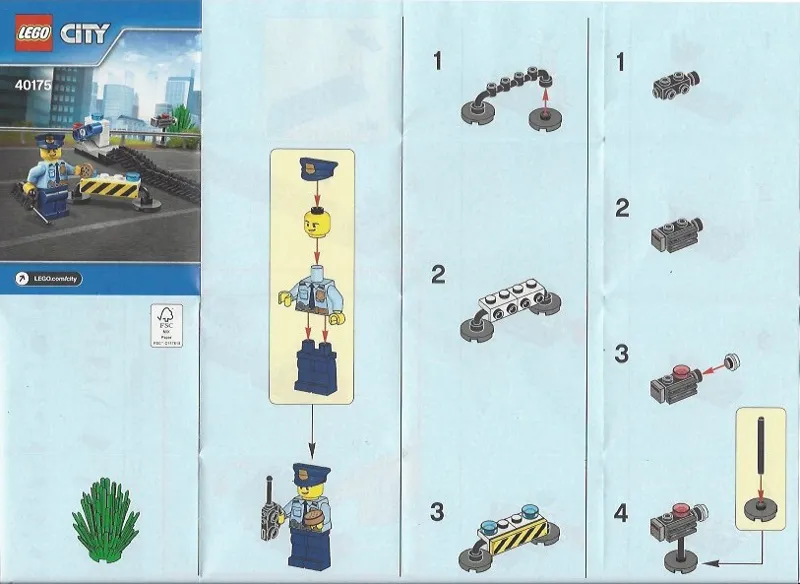 {Policeman with Cookie and Stinger} polybag