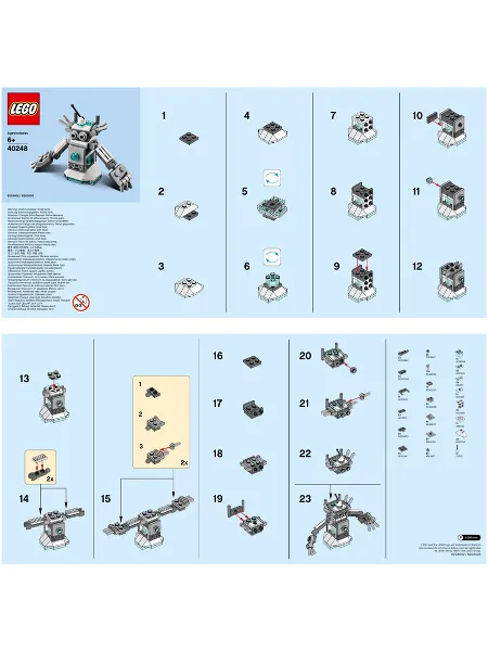 Monthly Mini Model Build Set - 2017 10 October, Robot polybag