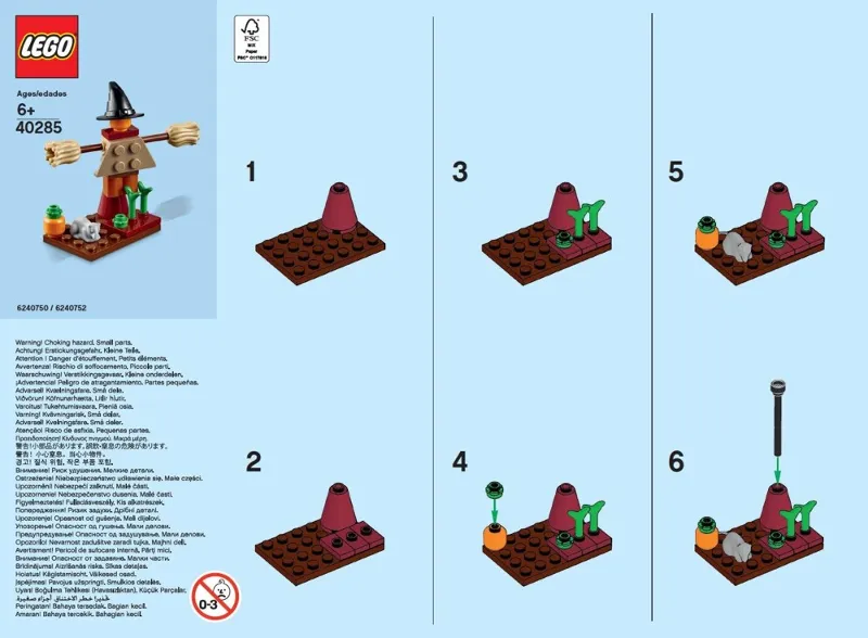 Monthly Mini Model Build Set - 2018 10 October, Scarecrow polybag