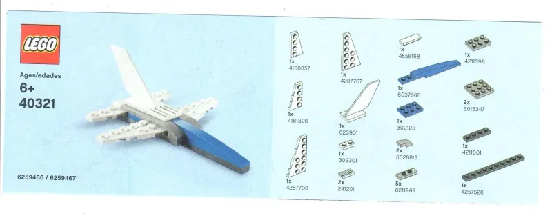 Monthly Mini Model Build Set - 2019 01 January, Jet Fighter polybag