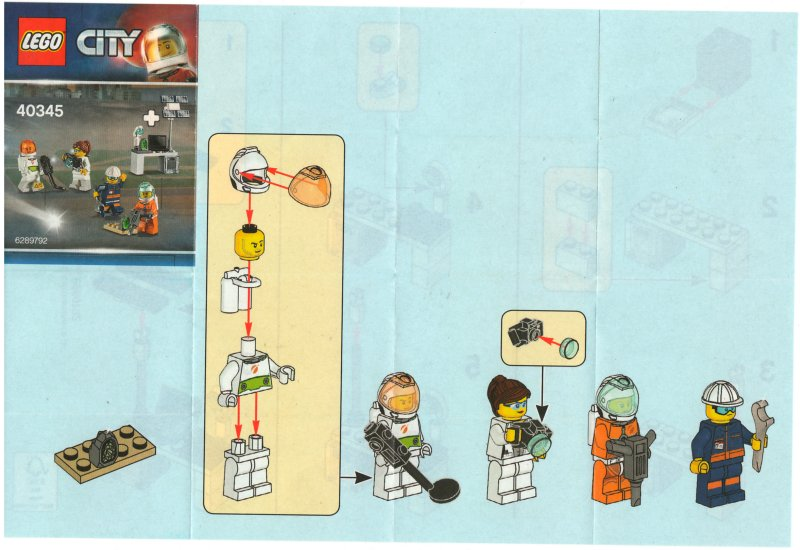 City 2019 Minifigure Set blister pack