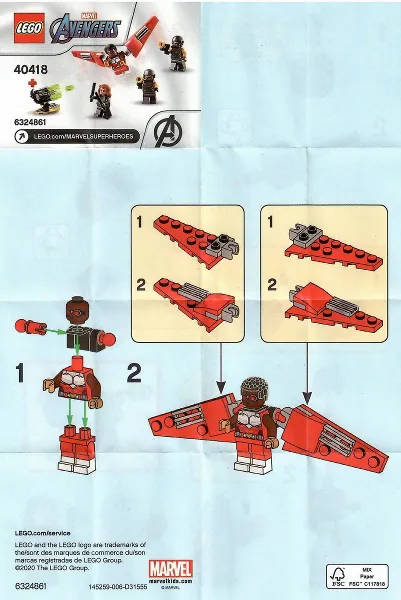 Falcon & Black Widow blister pack