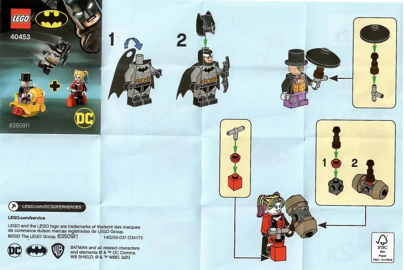 Batman vs. The Penguin & Harley Quinn blister pack