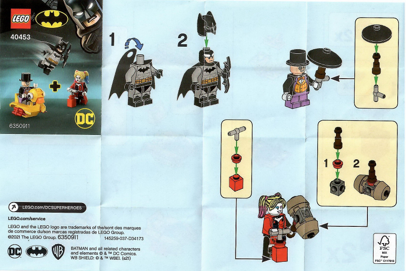 Batman vs. The Penguin & Harley Quinn blister pack