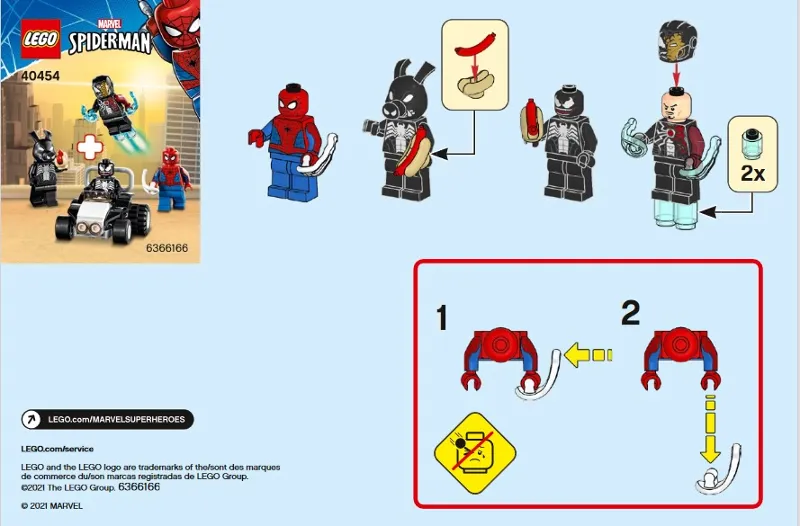Spider-Man vs. Venom and Iron Venom blister pack