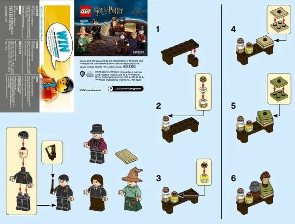 Wizarding World Minifigure Accessory Set blister pack
