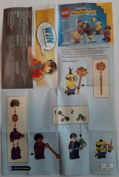 Minions Kung Fu Training blister pack