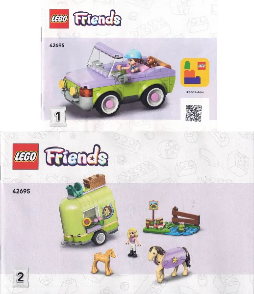 Horse & Baby Foal Trailer