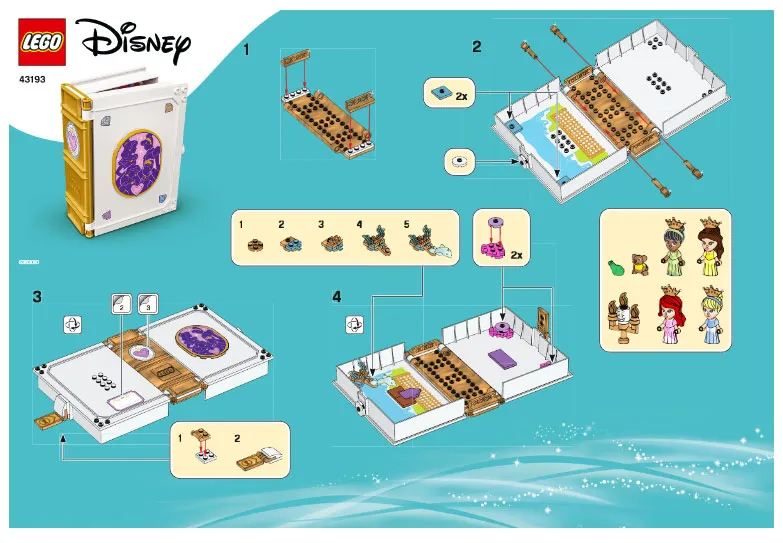 Ariel, Belle, Cinderella and Tiana's Storybook Adventures