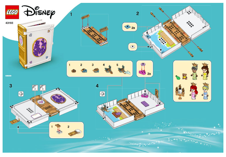 Ariel, Belle, Cinderella and Tiana's Storybook Adventures