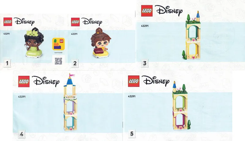 Mini Belle & Tiana with Castle