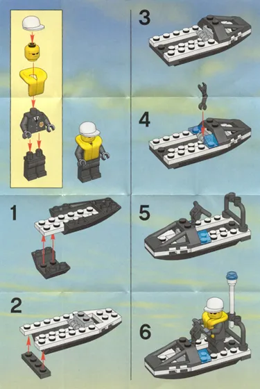 Police Jet Ski polybag