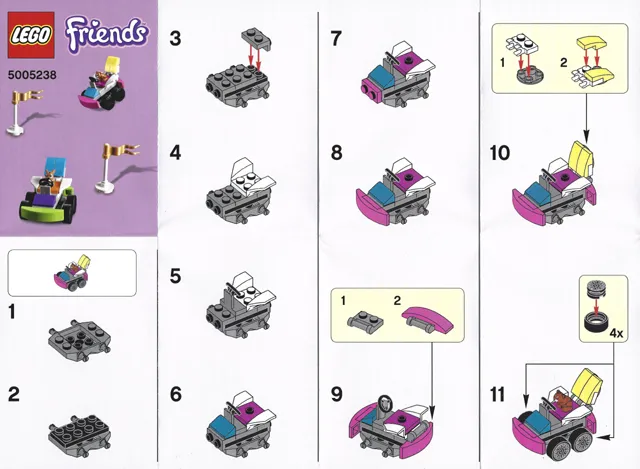 {Pet Go-Kart Racers} polybag