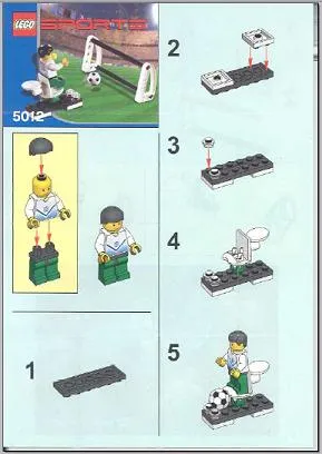 Soccer Player with Goal polybag