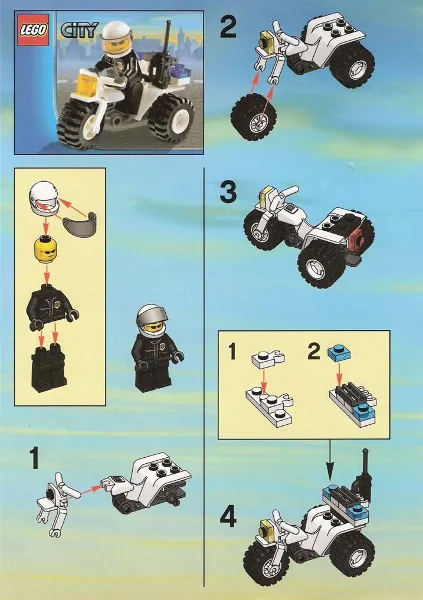 Police Motorcycle polybag