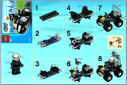 Police 4 x 4 polybag