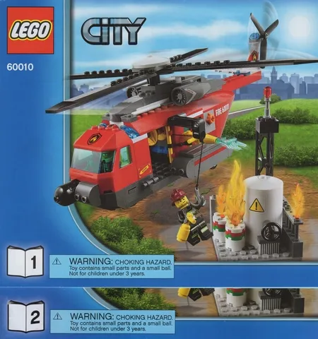 Fire Helicopter {Red Stripe on Side Version}