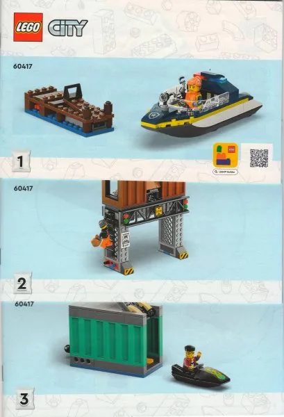 Police Speedboat and Crooks' Hideout