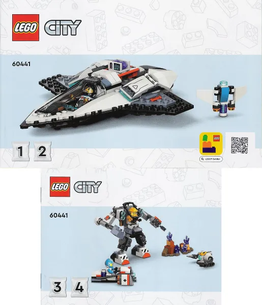 City Bundle Pack, 3 Sets in 1 Super Pack (Sets 30663, 60428, and 60430) - Space Explorers Pack