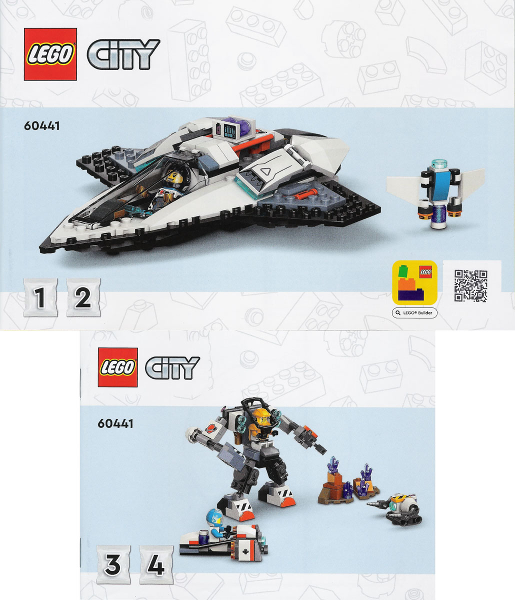 City Bundle Pack, 3 Sets in 1 Super Pack (Sets 30663, 60428, and 60430) - Space Explorers Pack
