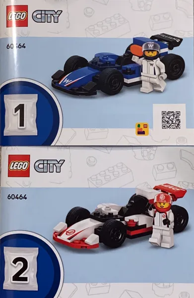 F1 Williams Racing & Haas F1 Race Cars