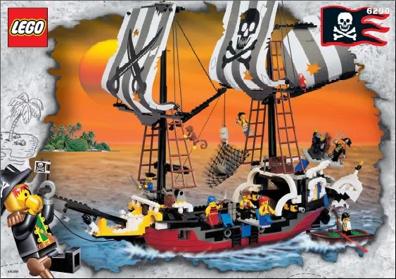 Pirate Battle Ship {Red Beard Runner Reissue}