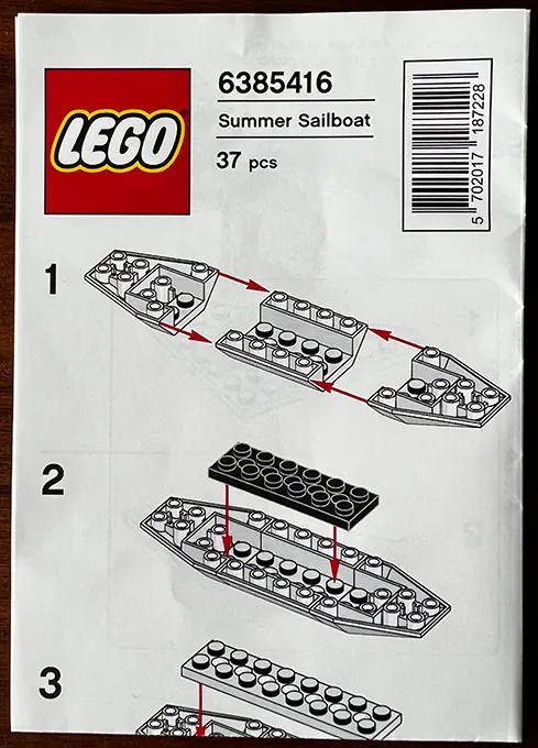 LEGO Brand Store Exclusive Build - Summer Sailboat