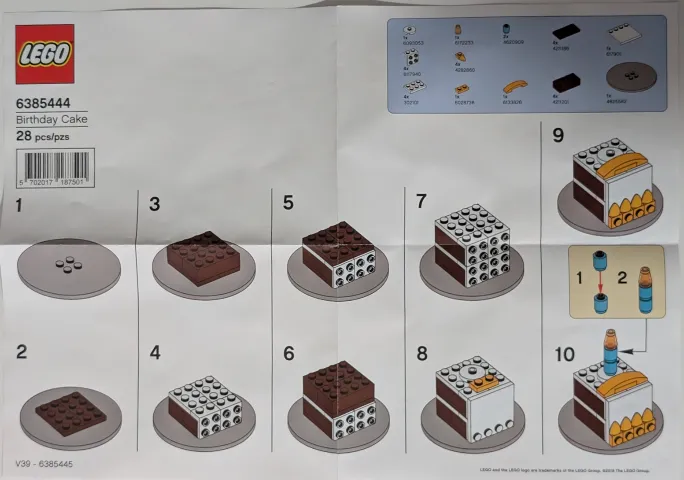 LEGO Brand Store Exclusive Build - Birthday Cake