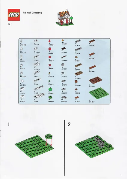 LEGO Brand Store Exclusive Build - Animal Crossing Fauna's House