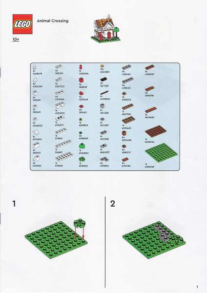 LEGO Brand Store Exclusive Build - Animal Crossing Fauna's House