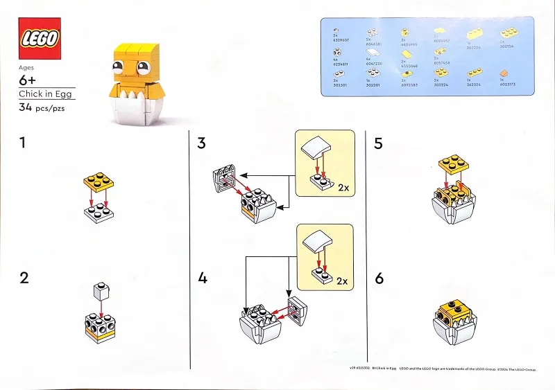 LEGO Brand Store Exclusive Build - Chick in Egg