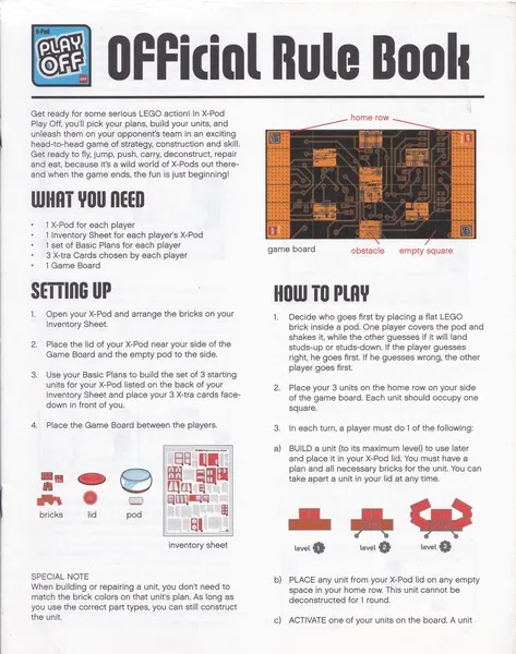 X-Pod Play Off Game Pack