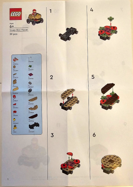 LEGO Brand Store Exclusive Build - Soap Box Racer