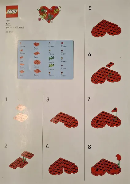 LEGO Brand Store Exclusive Build - Botanical Heart