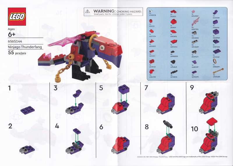 LEGO Brand Store Exclusive Build - Ninjago Thunderfang