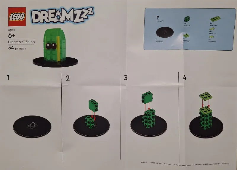 LEGO Brand Store Exclusive Build - Dreamzzz Zblob