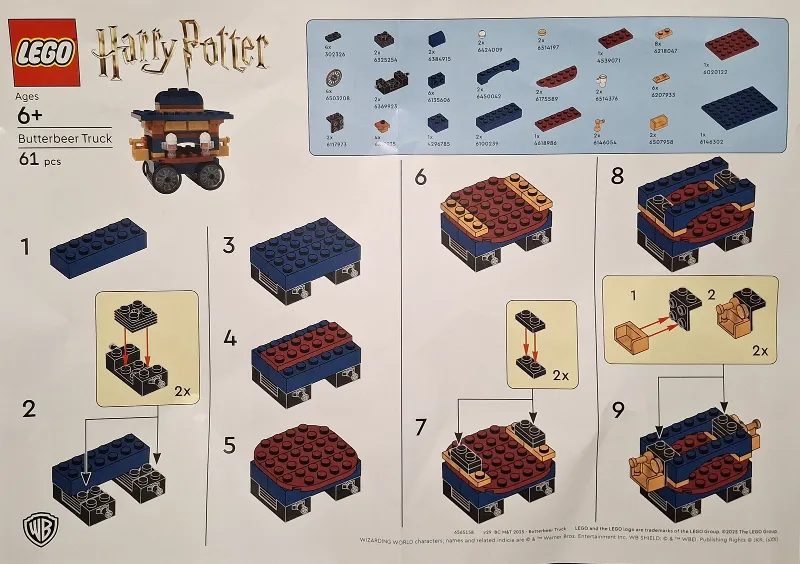 LEGO Brand Store Exclusive Build - Butterbeer Truck